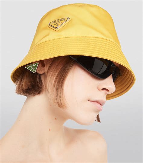 prada re nylon beanie|Prada bucket hats.